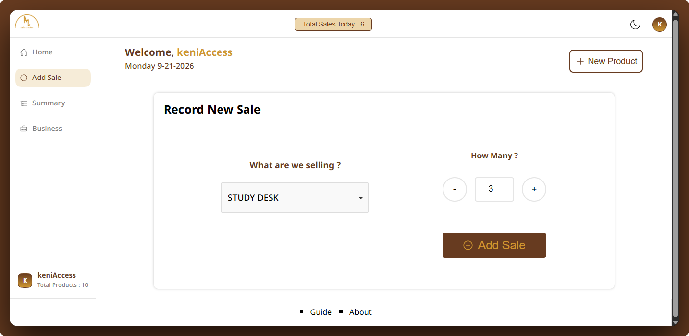 dashboard preview