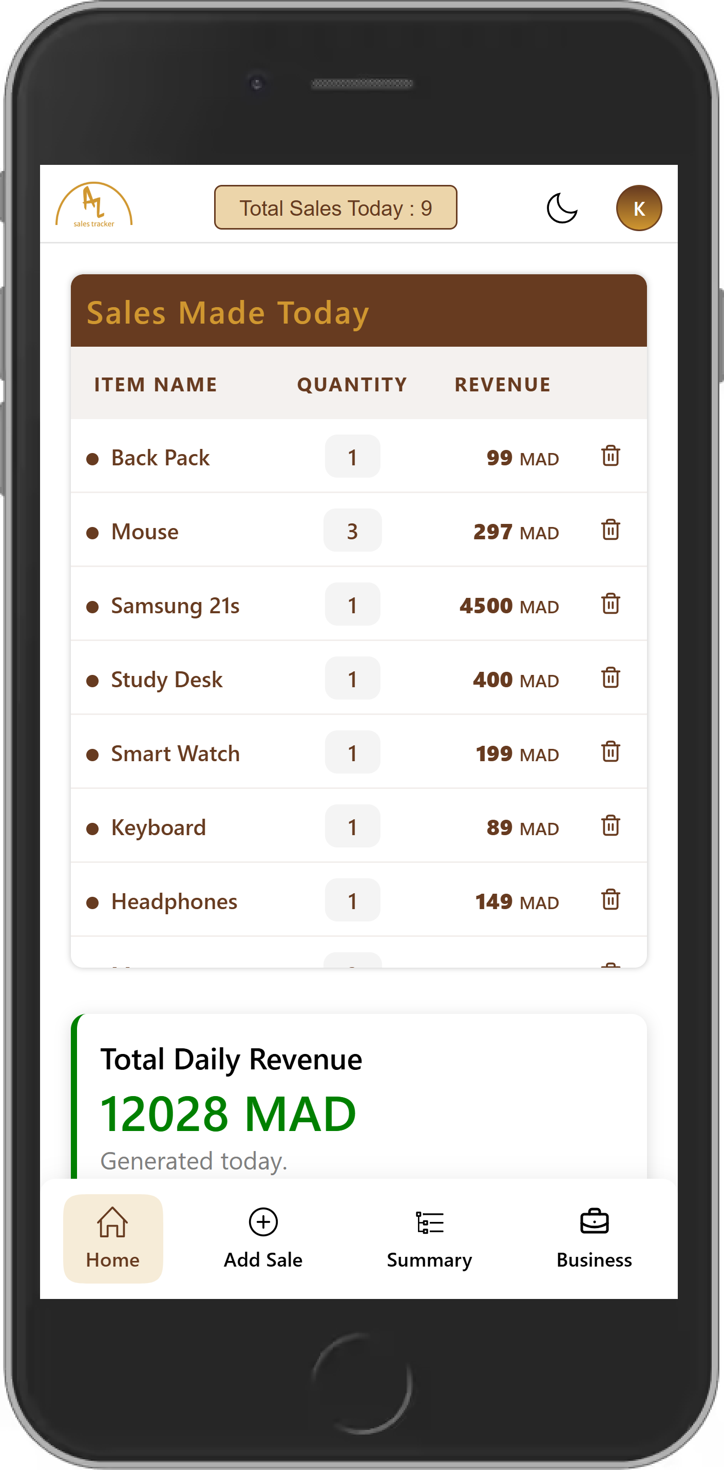dashboard preview
