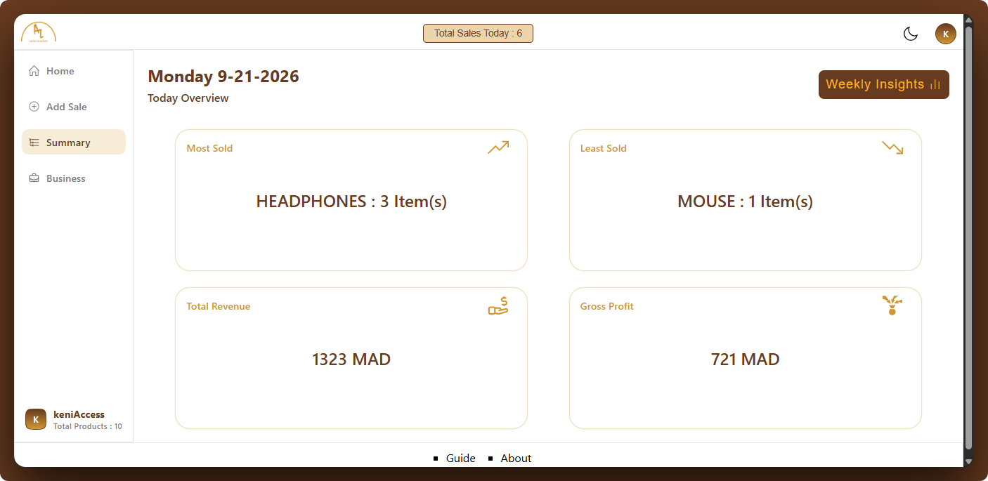 dashboard preview